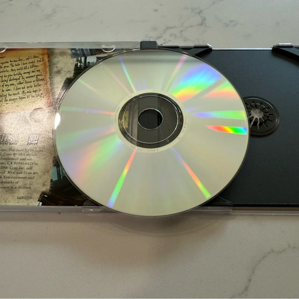 Myst Vintage PC Computer Video Game 1996 Windows 3.1 CD ROM With Jewel Case